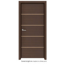 Shaker Style Solid Wood Melamine Door with Metal Strips